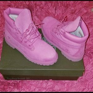 Bubblegum Pink timberland boots